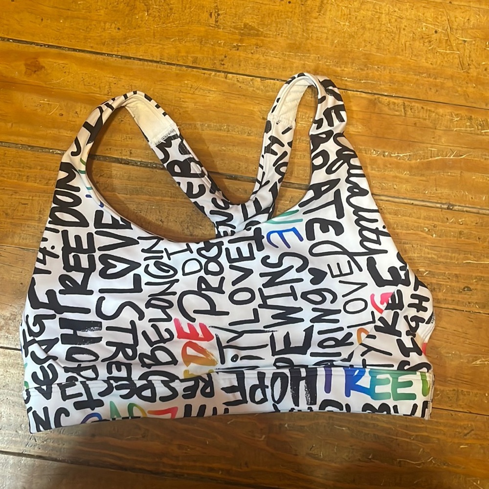 Athleta Pride set bra size small - worn once